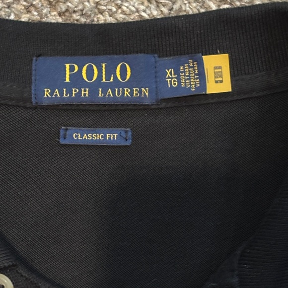 Polo by Ralph Lauren Black Polo with Red Pony Embroidery - Picture 2 of 3